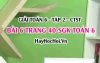 Giải bài 6 trang 40 Toán 6 Tập 2 SGK Chân trời sáng tạo